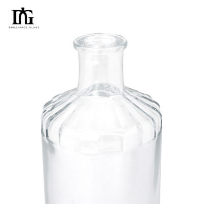 Tipo de vedação Garrafa de vidro quadrada de 750 ml garrafa de vinho para garrafas de licor de design personalizado