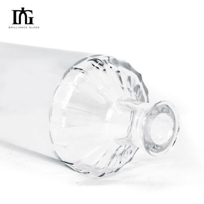 Fornecido gratuitamente garrafas de vidro transparente de 500 ml com rolha de cortiça e fundo grosso