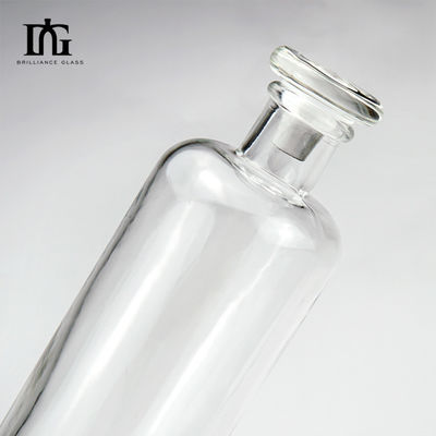 Garrafa de vidro de 700 ml com rolha de cortiça