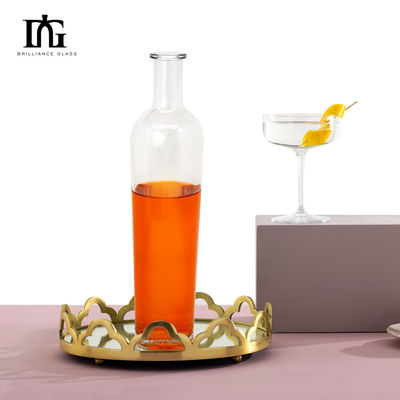Garrafa de álcool vazia para bebidas 1750 ml Garrafa personalizada de material de vidro