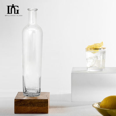 Garrafa de álcool vazia para bebidas 1750 ml Garrafa personalizada de material de vidro