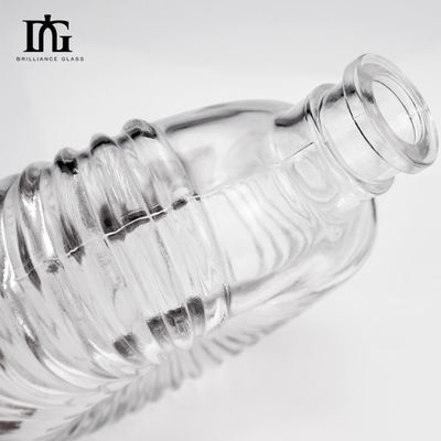 Gravação de superfície Manuseio de garrafas de vidro de 500 ml para bebidas