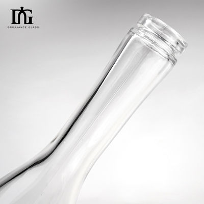 500ml/700ml/750ml Fim Personalizavel Esbeltos Pescoço Longo Champanhe Vodka Garrafa de Vinho