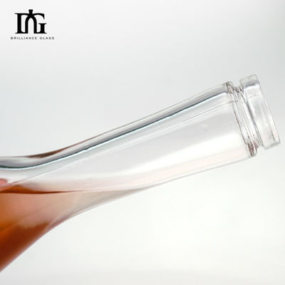 500ml/700ml/750ml Fim Personalizavel Esbeltos Pescoço Longo Champanhe Vodka Garrafa de Vinho