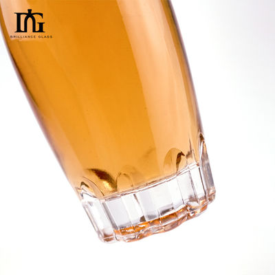 700ml garrafa de vidro redonda para bebidas alcoólicas Vodka Gin Custom Design exclusivo OEM/ODM aceito