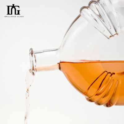 Liquores e Bebidas 700 ml garrafa de vidro de vinho mini transparente e selada com cortiça