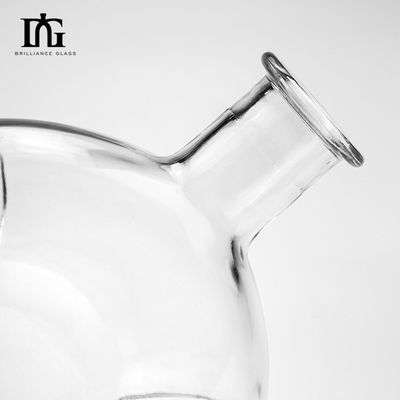 Liquores e Bebidas 700 ml garrafa de vidro de vinho mini transparente e selada com cortiça
