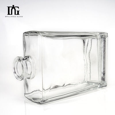 Material de base de vidro fornecido livremente Liquor personalizado para vodka gin 100ml 200ml 500ml 700ml