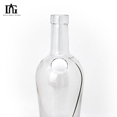 700 ml Garrafas de vidro de fundo grosso gravado para bebidas personalizadas e fornecidas livremente