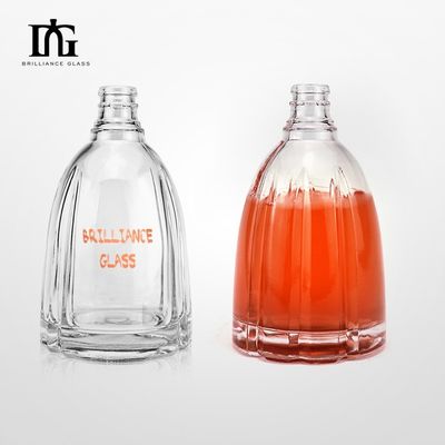 500 ml 700 ml garrafas de vidro Super Flint personalizadas para licor uísque vodka brandy design único