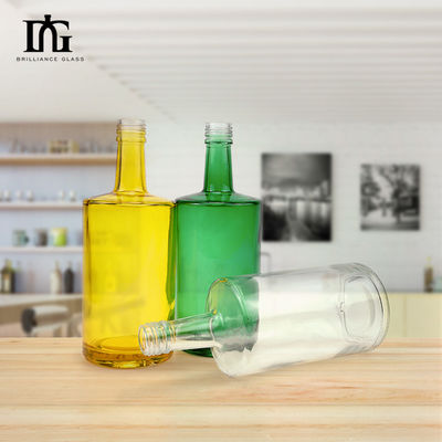 Bebidas carbonatadas garrafa de vidro de 500 ml com rolha e tampa de parafuso base de montanha personalizada