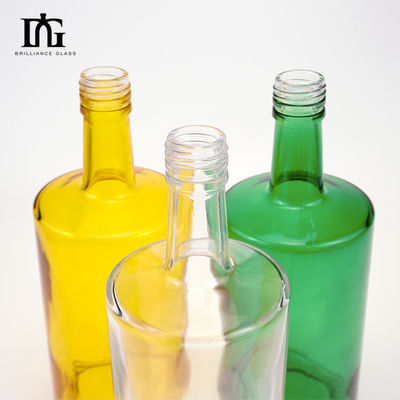 Bebidas carbonatadas garrafa de vidro de 500 ml com rolha e tampa de parafuso base de montanha personalizada