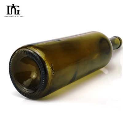 Impressão em tela Estampagem a quente Pintura gravura galvanização 750 ml Garrafa de vinho de vidro
