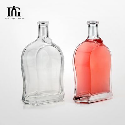 500 ml de Vodka Spirit Gin Rum Garrafa de vidro Liquor com material de cortiça Acceptável