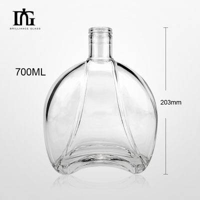 Garrafa de vidro vazia para bebidas alcoólicas 700 ml Tipo de vedação