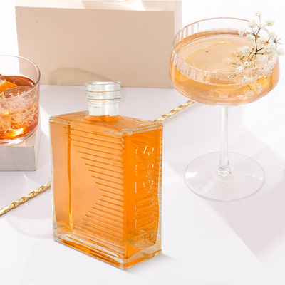 500ml Modern Decal Crafts Gin Botelhas de Vidro para Licores e Bebidas OEM/ODM aceitável