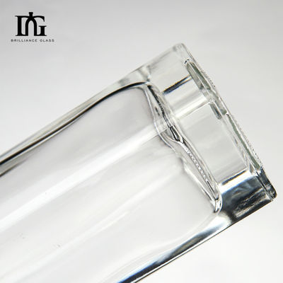 Material do corpo Vidro 500 ml Garrafas de vidro quadradas vazias para vinho licoroso/vodka/uísque/rum