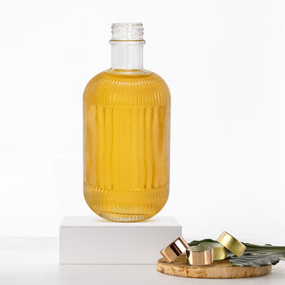 Capacidade 250 ml/350 ml/500 ml/550 ml/650 ml/700 ml/750 ml Garrafa de gin de vidro para bebidas