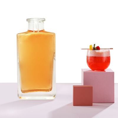 Garrafa de vidro com tampa de parafuso de 700 ml para licores e bebidas