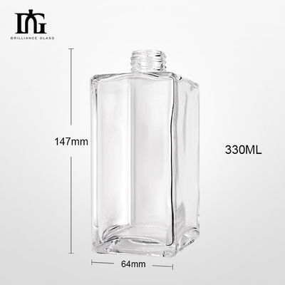 330 ml de garrafa de vidro de impressão de transferência de calor para personalização de licores e bebidas