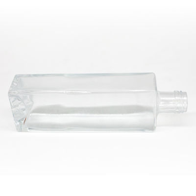 Parafusos de cortiça de ambos os lados Botella de vidro de 750 ml para Flint Gin Vodka Rum Whisky e Brandy