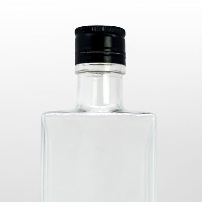 Parafusos de cortiça de ambos os lados Botella de vidro de 750 ml para Flint Gin Vodka Rum Whisky e Brandy