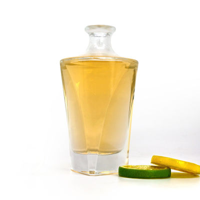 Garrafas de vidro para vodka uísque rum gin brandy MOQ baixo 375ml 500ml 700ml 750ml