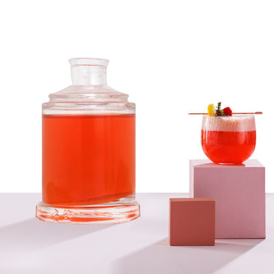 Garrafas de vidro para Vodka Whisky Rum Gin Brandy em 375 ml 500 ml 700 ml 750 ml Tamanhos