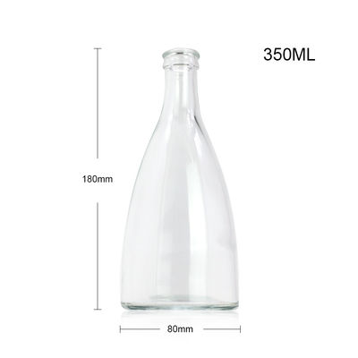 Garrafas de vidro para vodka uísque rum gin brandy MOQ baixo 375ml 500ml 700ml 750ml