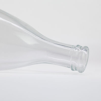 Garrafas de vidro para vodka uísque rum gin brandy MOQ baixo 375ml 500ml 700ml 750ml