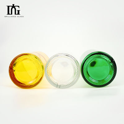 500ml/700ml/750ml Botão de vidro de capacidade para Vodka Gin Logotipo do cliente aceitável