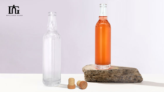 200ml 500ml 700ml 750ml 1000ml Liquor Glass Vodka Spirit Flask para OEM/ODM