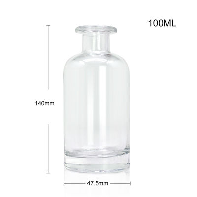 Forma clássica Flint Brandy Spirits Vazio Liquor Branco Garrafa de vidro 500ml 700ml Super