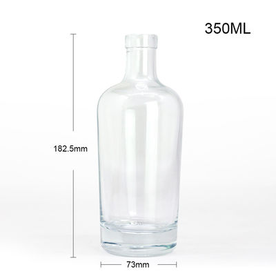 250ml/350ml/500ml/550ml/650ml/700ml/750ml Forma quadrada Decal Artesanato Garrafa de Gin Vidro