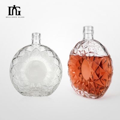 Garrafa de vidro 500ml 700ml 750ml com material de vidro e tecnologia avançada