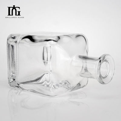 Garrafa de vidro para Gin Vodka Tequila Rum Brandy Espíritos Liquor Whiskey Whisky 350ml Cristal