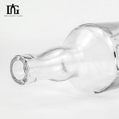 Estampa de ouro Impressão de manuseio Bottle especial de vidro de bebida para amostra 350ml 500ml 750ml