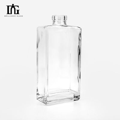 100 ml de alta qualidade Mini Liquor Vodka Whisky Rum Brandy Gin Garrafa de vidro para bebida