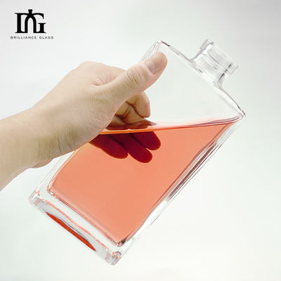 100 ml de alta qualidade Mini Liquor Vodka Whisky Rum Brandy Gin Garrafa de vidro para bebida