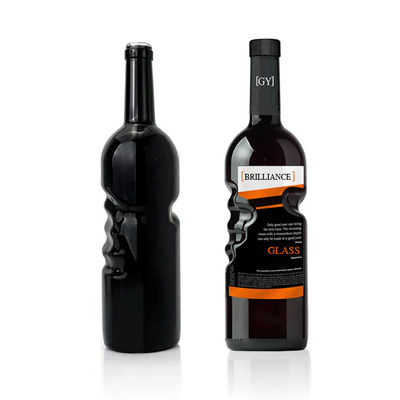 Garrafas de vidro de vinho espumante com rolha 500 ml 750 ml para bebidas alcoólicas Tipo de vedação CORK