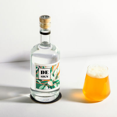 250 ml/500 ml/700 ml/750 ml Garrafas de vidro de pedra com vedação de tipo CORK