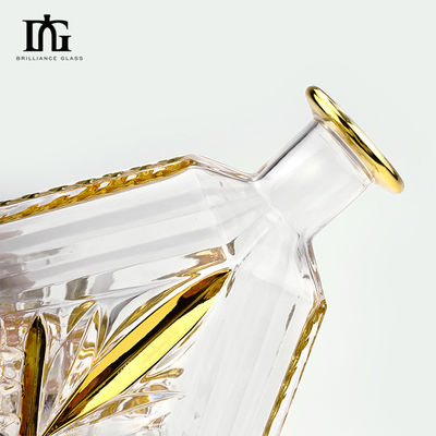 Crystal Whiskey Decanter Set com 2 copos de uísque à moda antiga