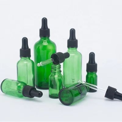 15 ml 50 ml embalagem de cuidados com a pele óleo essencial gotejadora garrafa de vidro para óleo logotipo personalizado