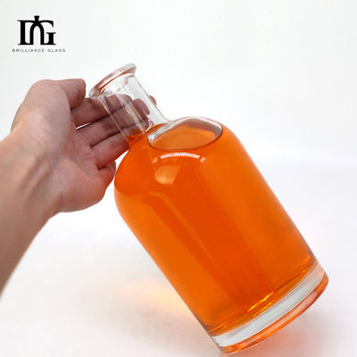 TJ028 750 ml Super Flint Transparente Vodka Álcool Liquor Garrafa de Vidro