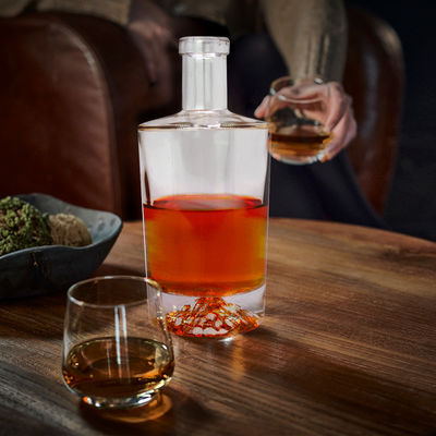 Garrafas de bebida de vidro 750 ml Super Flint Vodka Álcool Liquor 500 ml Garrafa de álcool 700 ml