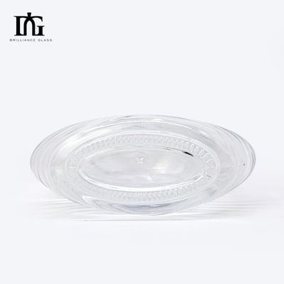 750 ml de vidro transparente redondo 700 ml de vidro garrafas espirituosas para uísque e brandy TJ008