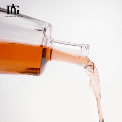 Material de base Vidro 50 ml 350 ml 700 ml 750 ml 1000 ml Garrafa de Vodka para Bebidas