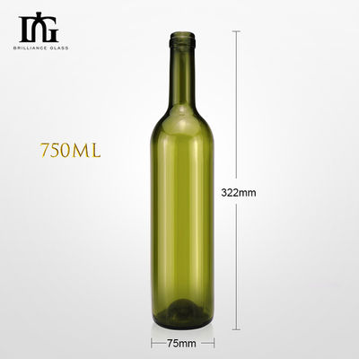 270 ml 350 ml 500 ml 750/1000 ml Garrafa de vidro de vinho com tampa de parafuso de cortiça 077