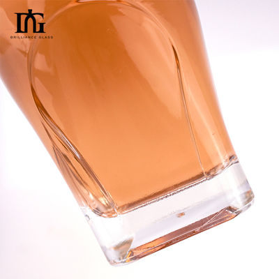 080 Licores e bebidas Garrafa de vidro com vedação de cortiça 500 ml/700 ml/750 ml