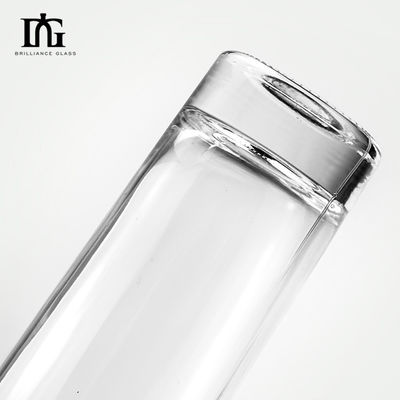 700 ml garrafa de vidro alto e transparente para licor uísque tequila Xo bebidas alcoólicas vodka gin rum conhaque